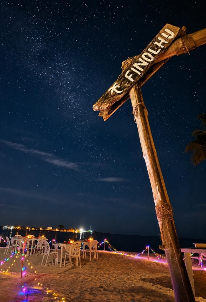 Finolhu Island Night Atmosphere